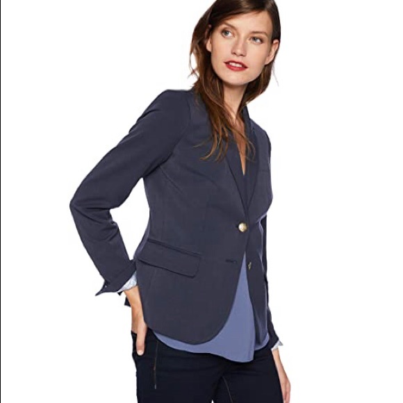 J.Crew Schoolboy Wool Blazer Nazy sz00 - Picture 2 of 5